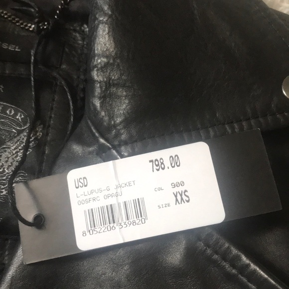 Diesel Leather Jacket - Picture 7 of 8